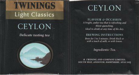 Twinings Light Classics Ceylon