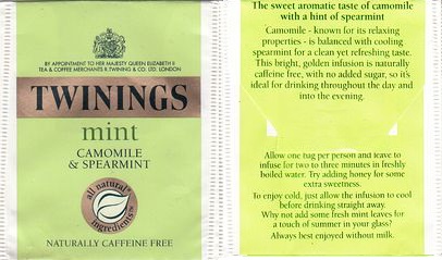 Twinings Mint Camomile & Spearmint 2