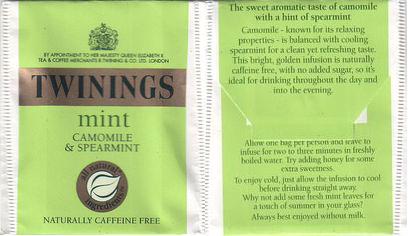 Twinings Mint Camomile & Spearmint