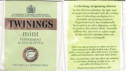 Twinings Mint Peppermint & Eucalyptus 2