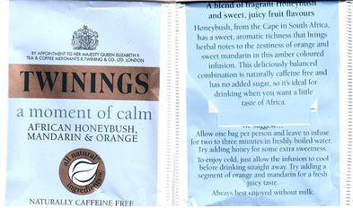 Twinings Moment of Calm African Honeybush Mandarin & Orange