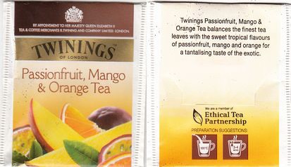 Twinings Passionfruit Mango & Orange Tea Etp