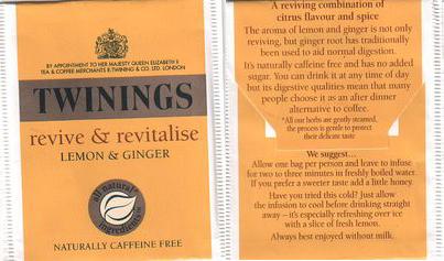 Twinings Revive & Revitalise Lemno & Ginger