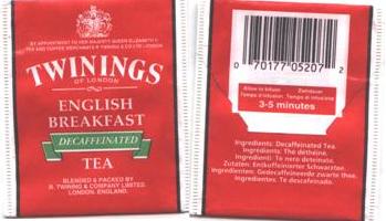 Twinings RPP English Breakfast Decaff