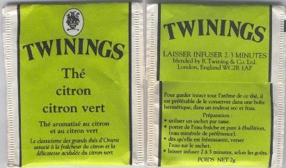 Twinings RPP070700 Thé Citron