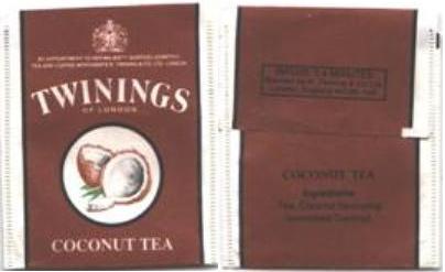 Twinings RPP075494 Coconut Tea