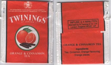 Twinings RPP076921 Orange Cinnamon