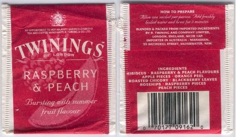 Twinings RPP091628 Raspberry Peach