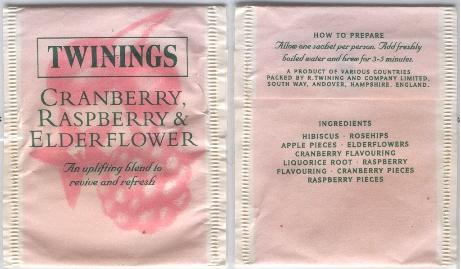 Twinings RPP098925 Cranberry Raspberry