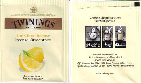 Twinings Thé Citron Intense