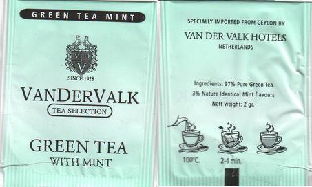 Van Der Valk Green Tea With Mint