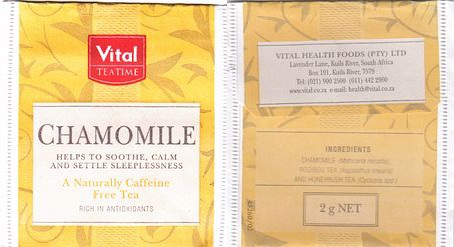 Vital Teatime Chamomile