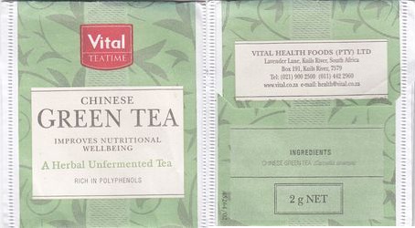 Vital Teatime Chinese Green Tea