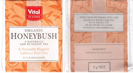 Vital Teatime Organic Honeybush