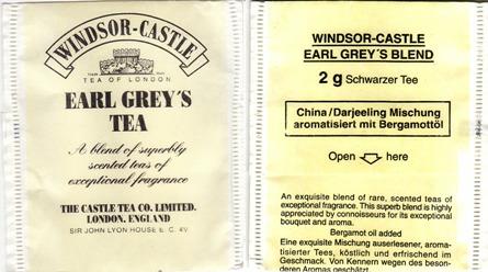 Windsor Castle XZZ72 Earl Grey Tea