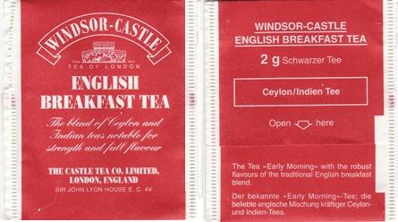 Windsor Castle XZZ76 English Breakfast Tea