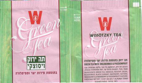 Wissotzky Green Tea With Wildberries & Passionfruit