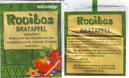 Wurzelsepp Rooibos Bratapfel