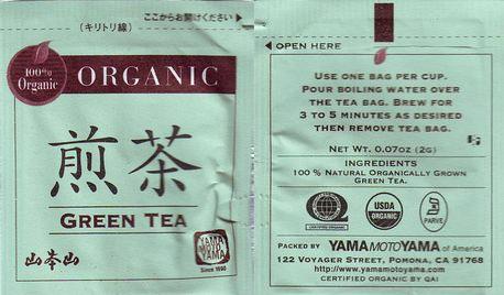 Yama Moto Yama Organic Green Tea