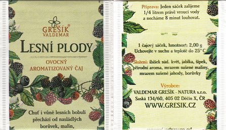 Valdemar Grešík Lesní Plody 6 R 2