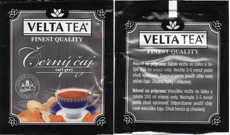 Velta Tea Černý Čaj Earl Grey