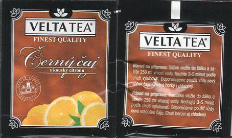 Velta Tea Černý Čaj s Kousky Citronu Alu