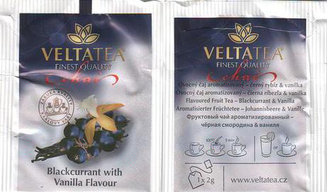 Velta Tea Chai Blackcurrant With Vanilla Flavour