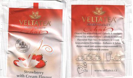 Velta Tea Chai Strawberry With Cream Flavour