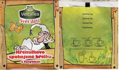 Velta Tea Svet Deti Kremilkovo Spokojene Brisko s Fenyklem