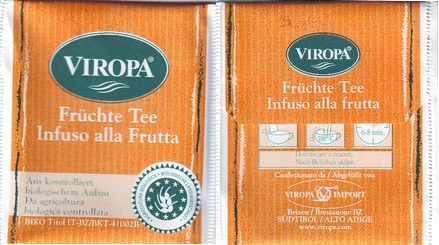 Viropa Früchte Tee Infuso Alla Frutta