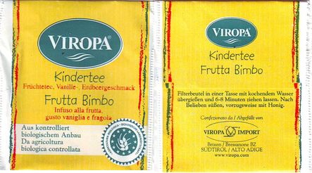 Viropa Kindertee Frutta Bimbo