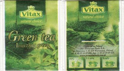 Vitax Green Tea Paper Amazing Green