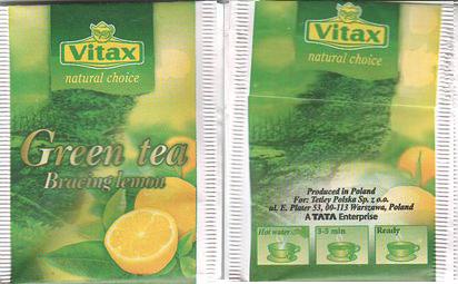 Vitax Green Tea Paper Bracing Lemon Tata