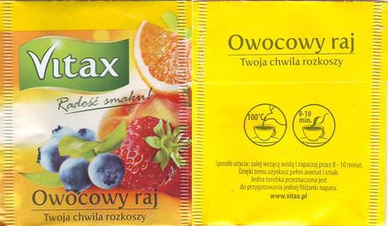 Vitax Radosc Smaku Owocowy Raj