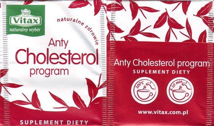 Vitax Suplement Diety Anty Cholesterol Program Naturalne Zdrowie