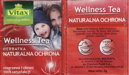 Vitax Wellness Tea Herbatka Naturalna Ochrona