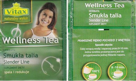 Vitax Wellness Tea Herbatka Smukla Talia Slender Line New