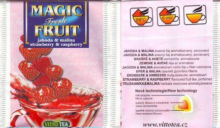 Vitto Tea Magic Fruit Jahoda Malina