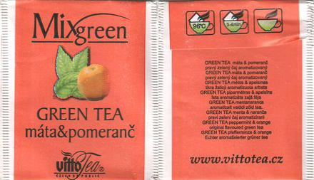 Vitto Tea Mixgreen Green Tea Máta & Pomeranč Glossy 2