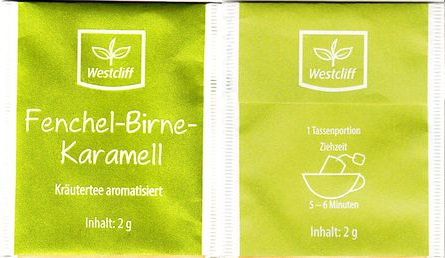 Westcliff 01214870 Fenchel Birne Karamell