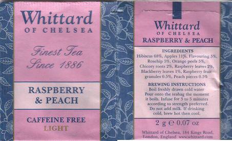 Whittard of Chelsea 01 Raspberry & Peach