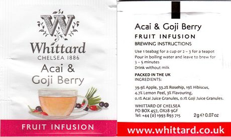 Whittard of Chelsea 04 Acai & Goji Berry