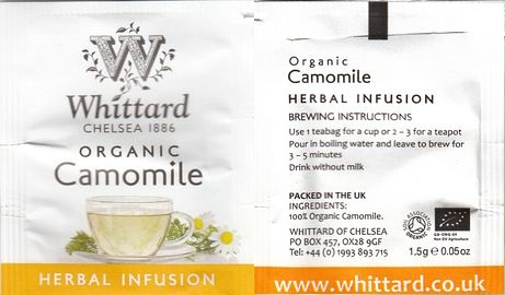 Whittard of Chelsea 04 Organic Camomile