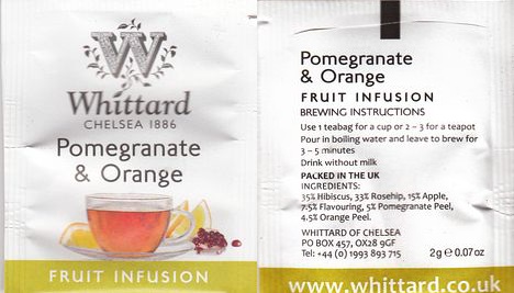 Whittard of Chelsea 04 Pomegranate & Orange