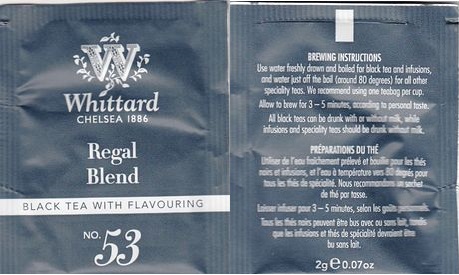 Whittard of Chelsea 05 53 Regal Blend