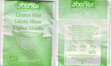 Yogi Licorice Mint Lakritz Minze