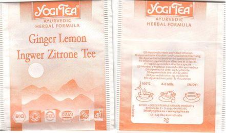 Yogi Tea Ginger Lemon 2