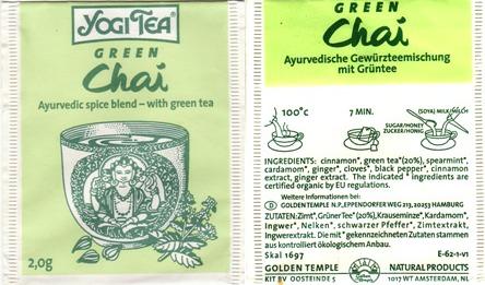 Yogi Tea Green Chai