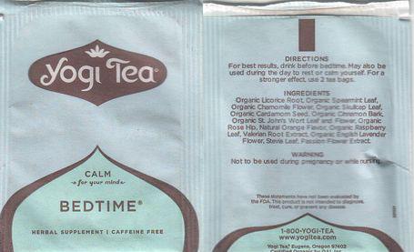 Yogi Tea USA Bedtime