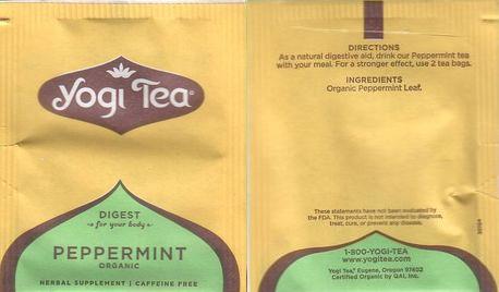 Yogi Tea USA Peppermint